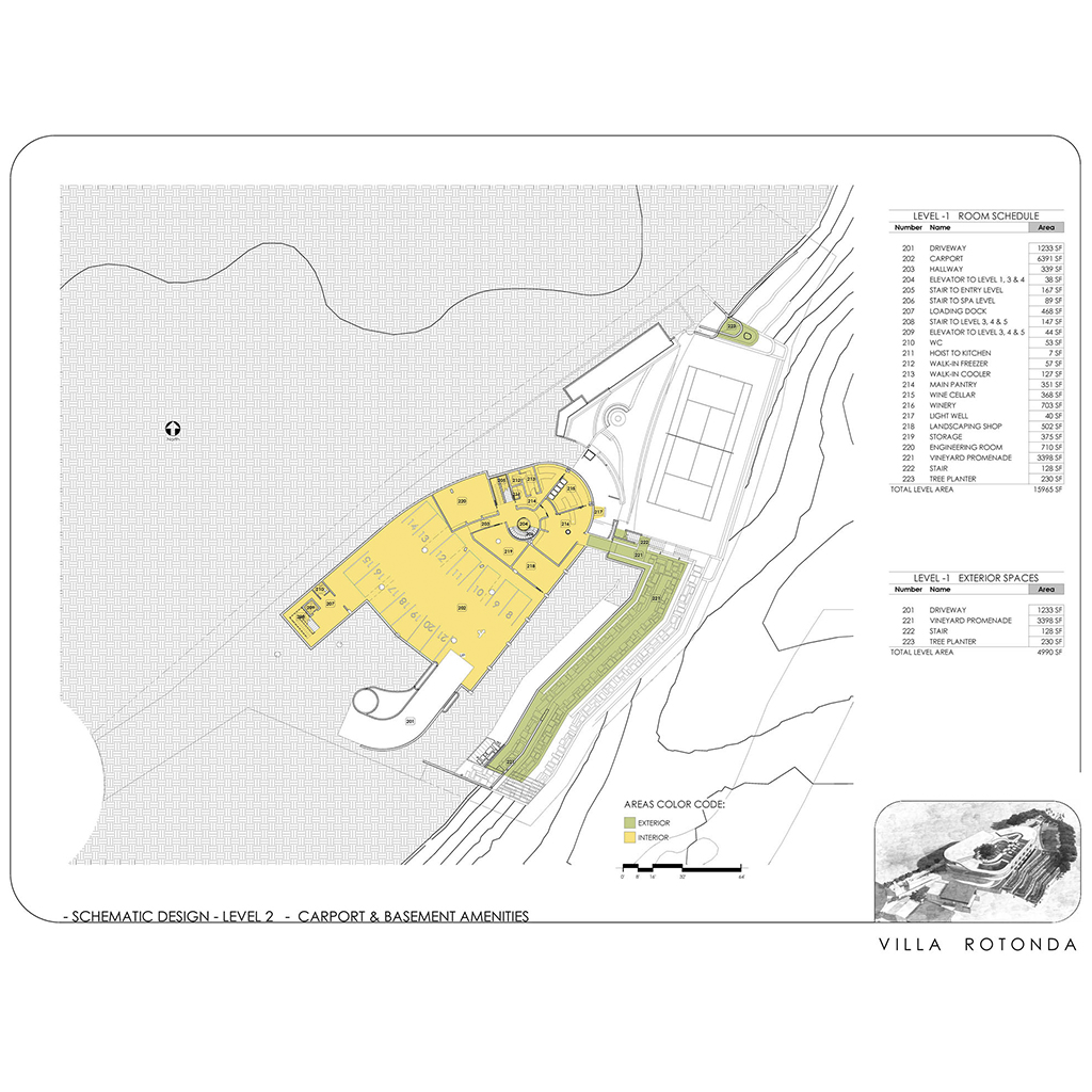 A3-Mb-02- Villa Rotonda - Floor Plans