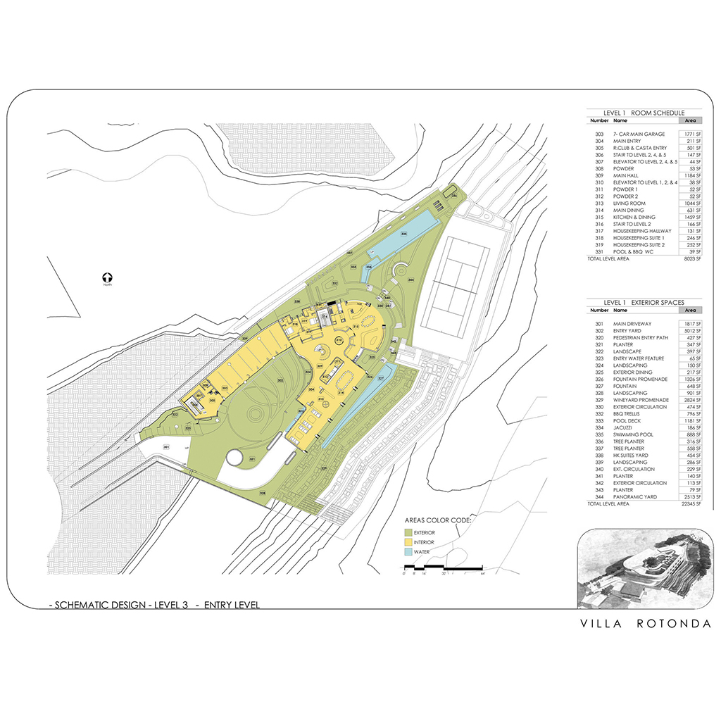 A3-Mb-03- Villa Rotonda - Floor Plans