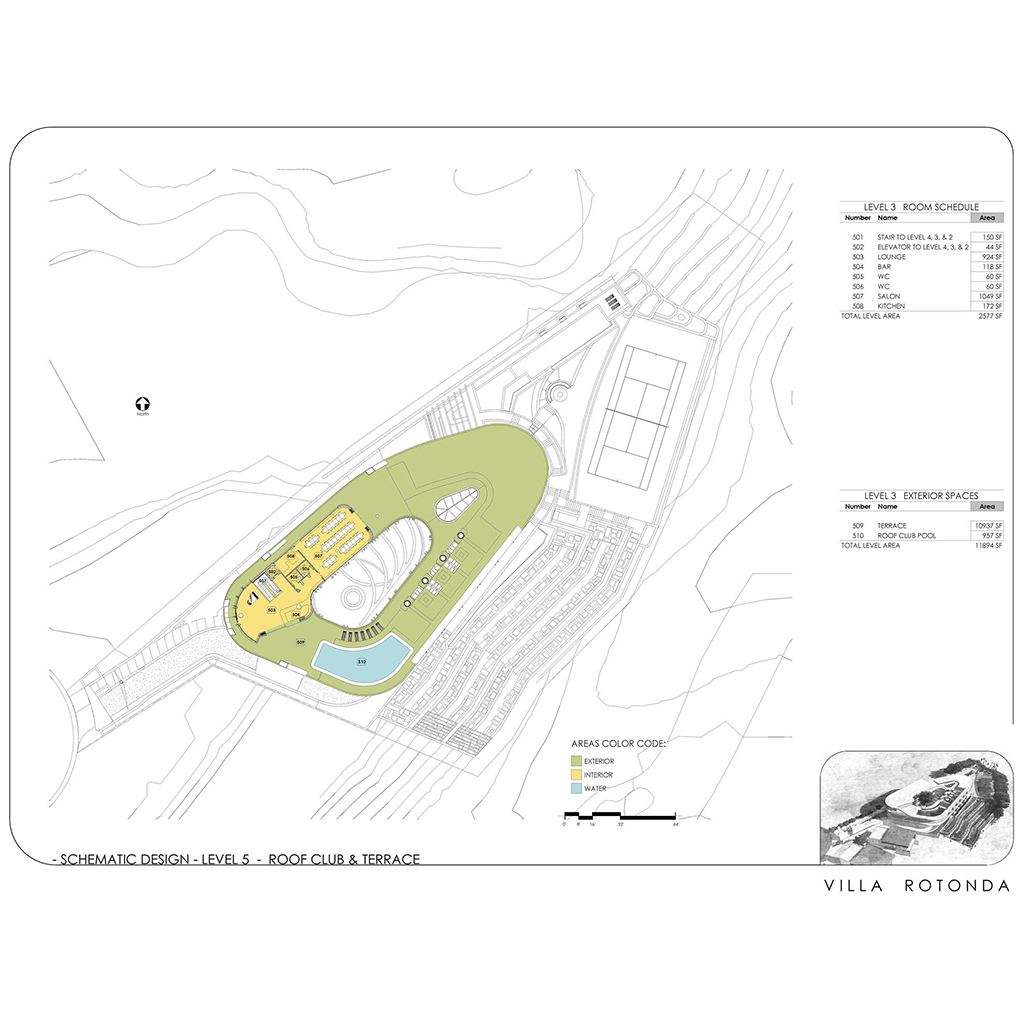 A3-Mb-05- Villa Rotonda - Floor Plans